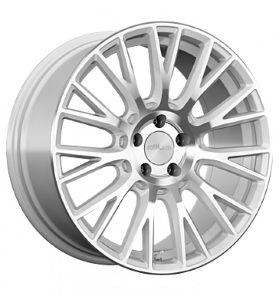 Rotiform, LSE, 8,5x20 ET20 5x112 66,56, gloss silver w machined face