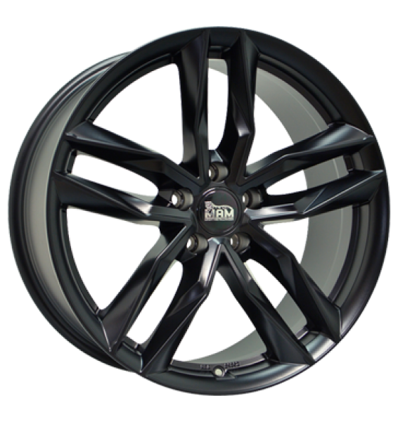 MAM, RS3, 7x16 ET48 5x112 66,6, matt black painted