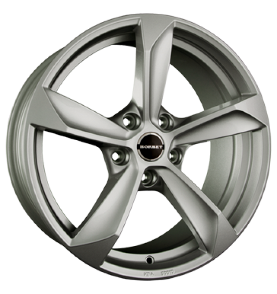 Borbet, S, 8,5x19 ET45 5x108 72,5, brillant silver