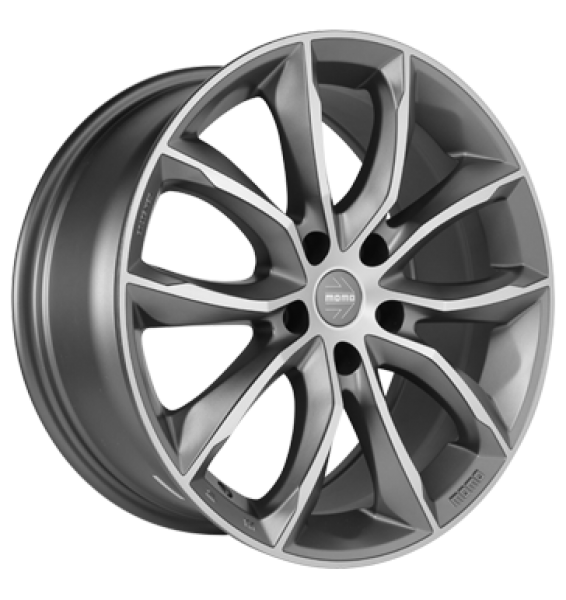 Momo, Screamjet EVO, 7x16 ET48 5x112 72,3, matt anthracite diamond cut