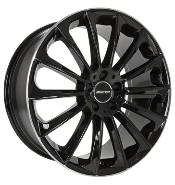 GMP, Stellar, 9x21 ET30 5x110 65,1, shiny black diamond lip