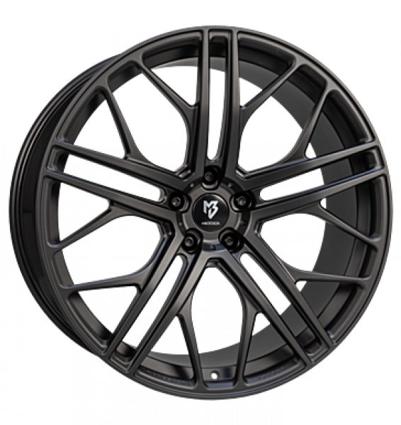 mbDESIGN, SF1, 12x24 ET45 5x112 75, schwarz stumpfmatt gepulvert