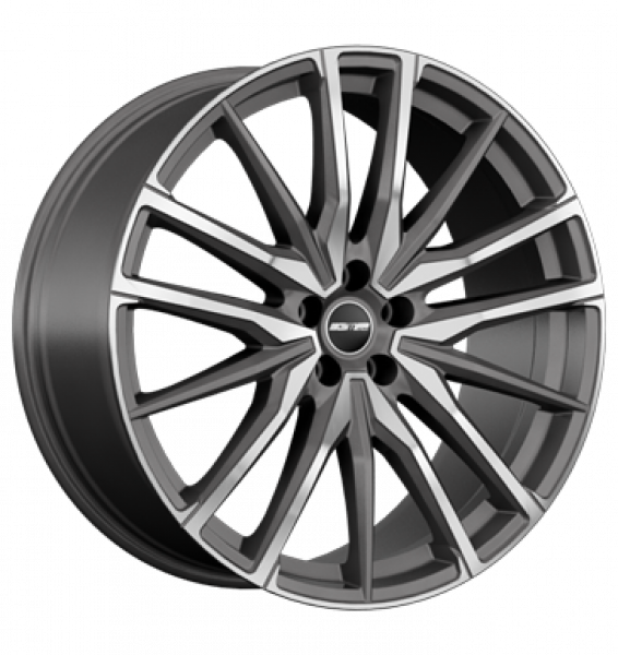 GMP, Sparta, 9,5x21 ET36 5x112 66,5, anthracite matt diamond