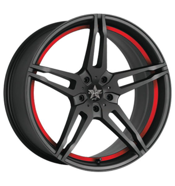 Barracuda, Starzz, 8,5x19 ET45 5x112 73,1, PureSports / undercut Color Trim rot