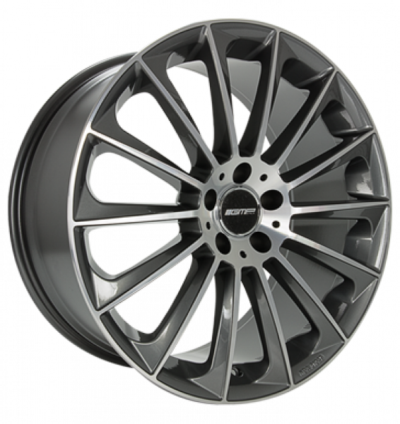 GMP, Stellar, 7,5x17 ET45 5x112 66,6, anthracite diamond