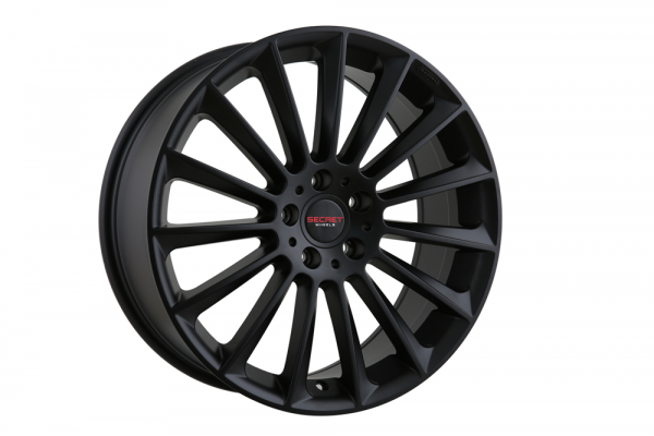 Secret Wheels, SW1, 10x22 ET50 5x112 66,6, black matt