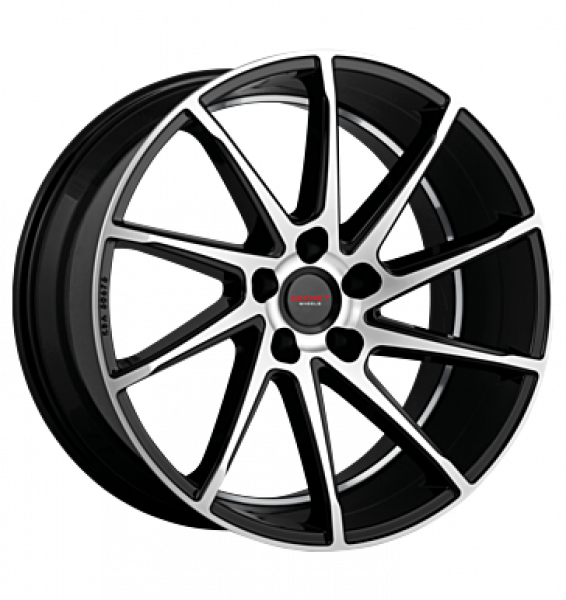 Secret Wheels, SW8, 8,5x19 ET35 5x112 66,6, black full polish