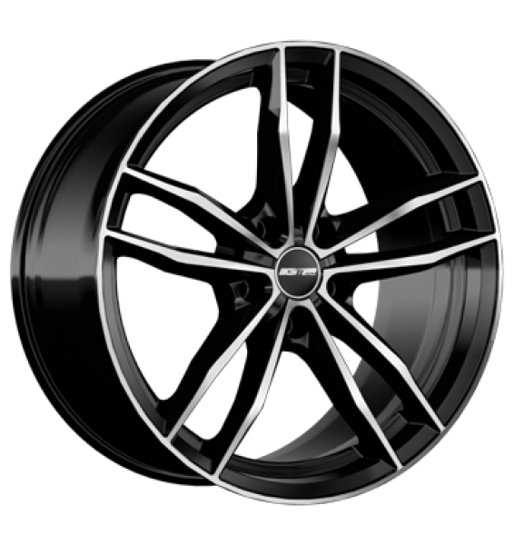 GMP, Swan, 8,5x20 ET25 5x120 72,6, black diamond