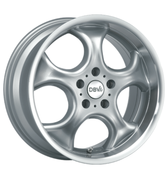 DBV, Tahiti, 5,5x13 ET38 4x100 63,3, silber lackiert