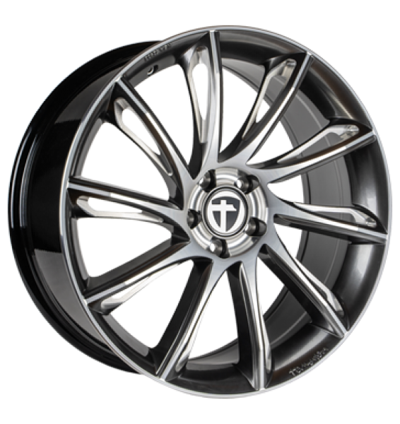Tomason, TN24, 8,5x19 ET45 5x108 72,6, dark hyper black CC polished