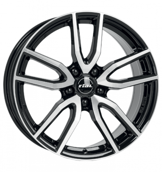Rial, Torino, 6,5x16 ET50 5x114,3 70,1, diamant-schwarz frontpoliert