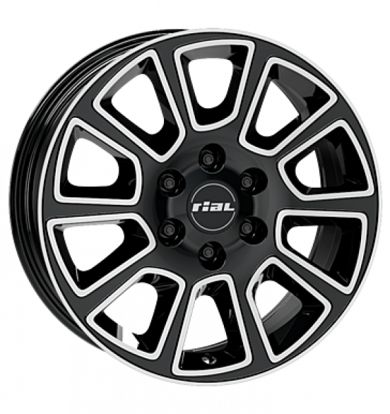 Rial, Transporter 2, 7x17 ET50 6x130 84,1, diamant-schwarz frontpoliert