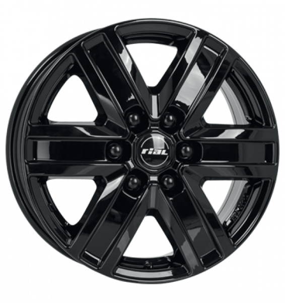 Rial, Transporter, 7x17 ET57 6x139,7 92,4, schwarz glänzend