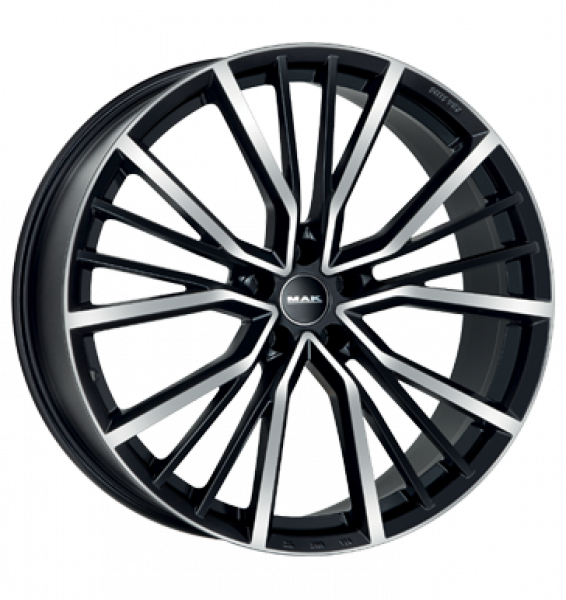MAK, Union, 7,5x17 ET45 5x112 66,5, black mirror