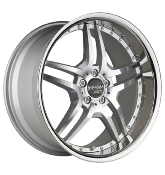 Barracuda, Vegas, 9,5x19 ET48 5x112 73,1, bright silver polished randpoliert