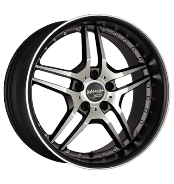 Barracuda, Vegas, 8,5x19 ET28 5x112 73,1, matt black polished
