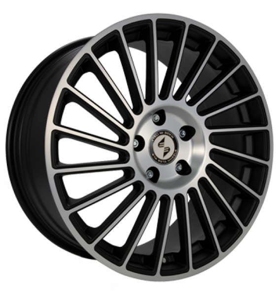 Eta Beta, Venti-R, 9x20 ET38 5x114,3 78,1, black matt full polish