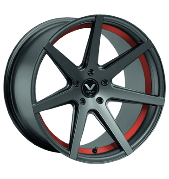 Barracuda, Virus, 10,5x20 ET40 5x112 66,5, gunmetal/ undercut Colour Trim rot