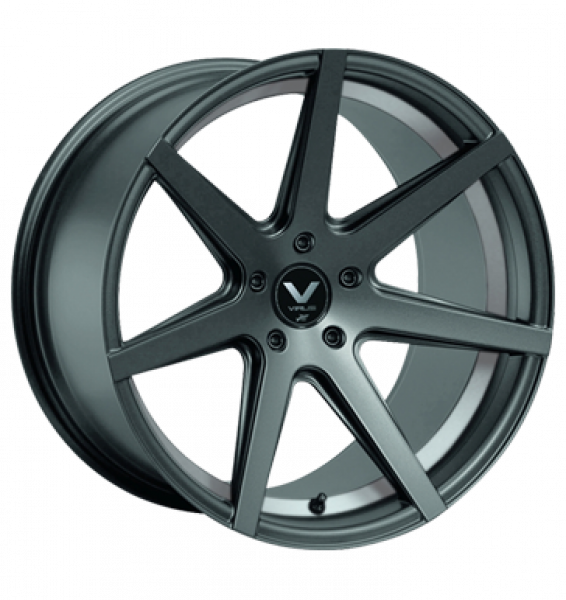 Barracuda, Virus, 10,5x20 ET50 5x112 73,1, gunmetal/ undercut Colour Trim weiß