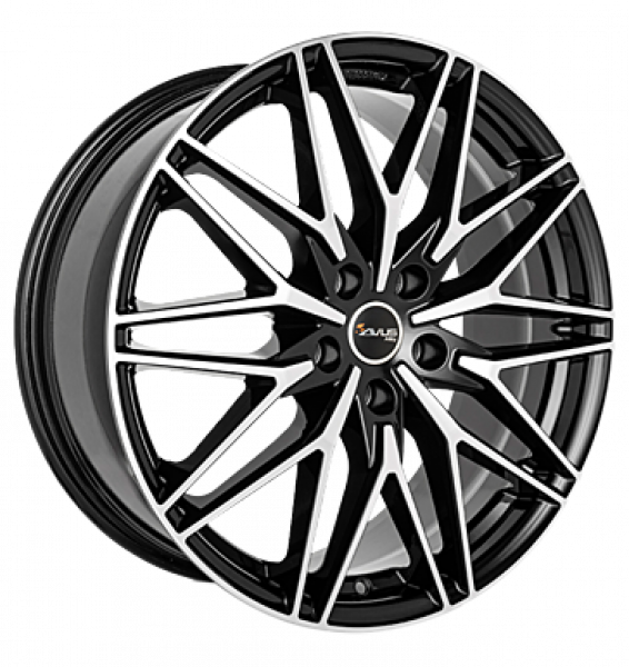 Avus, AC-MB6, 8x19 ET29 5x112 66,7, black polished