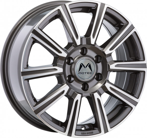 MOTEC WM1-Vantastic 7Jx17 5/118 NB 71,1 ET 62 Grau poliert