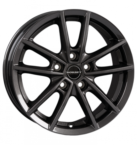 Borbet, W, 8,5x21 ET40 5x114,3 72,5, mistral anthracite glossy