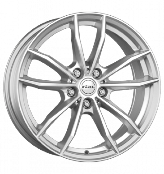 Rial, X12, 8x19 ET45 5x112 57,1, polar-silber
